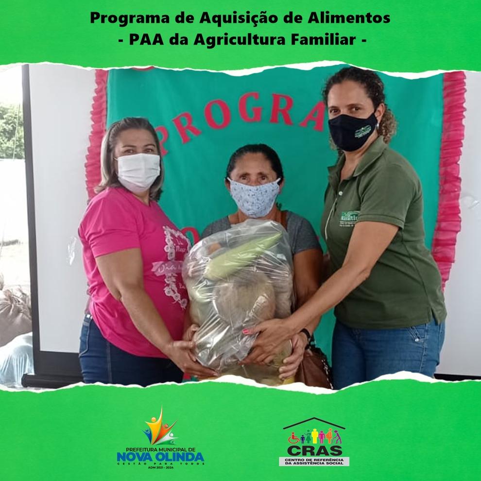 Secretária de Assistência Social realiza entrega de cestas referente ao Programa de Aquisição de Alimentos - PAA