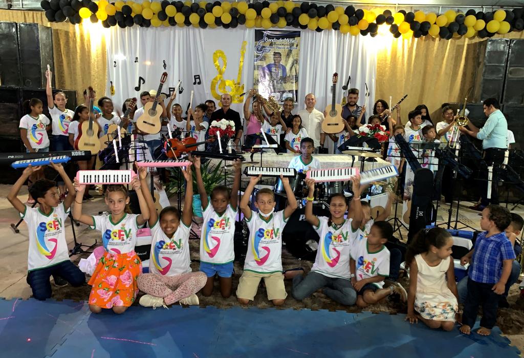Prefeitura de Nova Olinda cria Banda Sinfônica Municipal e realiza entrega de instrumentos